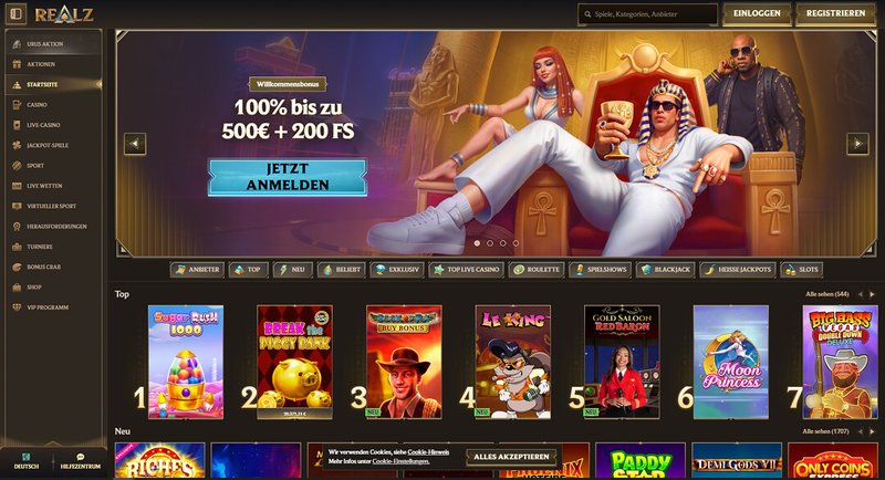 Realz casino recensioni a Italy